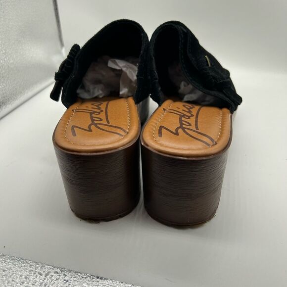Zodiac Raine Black Suede Clog Size 8.5 - Picture 4 of 11